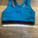 Nike  Dri Fit Turquoise Fitness Athletic Workout Sports Bra Size Medium Photo 4