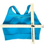 Athleta  Deep Water Teal Blue Gigi Racerback Mesh Detail Sports Bra size S Photo 6
