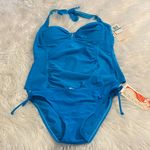 Tropical Honey Swim Set top is size 16 and bottom is size 12 brand new both Blue Photo 0