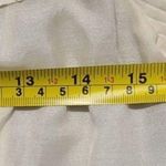 HOSS INTROPIA Women's Victorian Floral Applique Cotton Silk White Ivory Blouse w Size 4 Photo 6