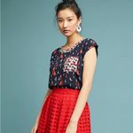 Anthropologie Petani Pocket Tee Top Sail Boat Navy Nautical Size XS Photo 2