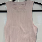 Aerie  Sleeveless Ribbed Purple Crop Top Photo 0