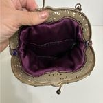 Christina vintage Embellished Floral Beaded Bag NWOT Purple Photo 8