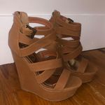 Bamboo Light Brown Wedges Photo 0