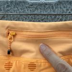 Lululemon  Run Pace Setter Skirt Skort Stripe Dot Printed Creamsicle Pop Size 10 Photo 1