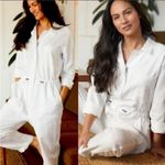 Outerknown  Station Cinched Jumpsuit Boilersuit White Utility M Photo 1