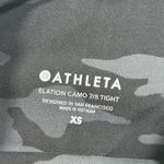Athleta Black Camo Print Athletic Capri Leggings Compression Workout Womens XS Photo 3