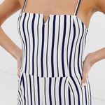 Bershka Striped Jumpsuit Photo 1