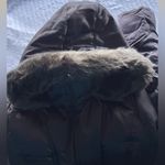 Calvin Klein  Gray Silver Brown Faux Fur Hood Women’s Sz XL Puffer Coat Photo 11