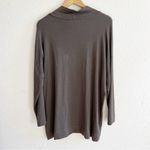 Bryn Walker  Dimitri Tunic Top Oversized Brown Boxy Terry Knit Photo 1