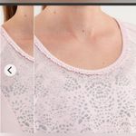 Lululemon New without tags Wild Tech Blush Quartz Cut-out Lace Reflective Print Photo 2