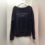 Victoria Sport fleece pullover. Black. Size Large Photo 8