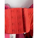 Adore Me  Lace Underwire Bra Red Pink Floral Full Coverage 44DDD Lingerie Bold Photo 9