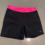 VSX Victoria Secret Sport Shorts Womens Large Black Pink Athletic Gym Photo 0