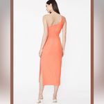 Bardot JENNA ONE SHOULDER CUTOUT DRESS, Size 12 (XXL) ORANGE FIZ, NWT Photo 3