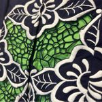 Lilly Pulitzer Sylvie Shift Dress Jungle Flowers Embroidered Green Blue NWT Sz 8 Photo 5