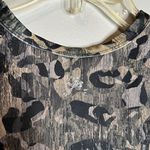 Playground patterned cropped workout tank Black Size XS Photo 2