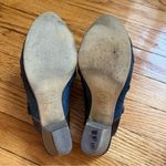 Lamica Slip on Clogs Leather Rodeo Western Cowgirl Made in Italy Denim size 38 Blue Photo 8