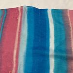 Striped Blue and Pink Scarf Photo 4