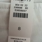 Talbots New  Simply Flattering Solid White Bermuda Shorts Size 8 Photo 6