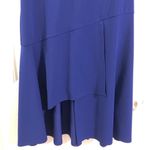 Vince Camuto  Royal Blue Dress Asymmetric Hem Midi Cocktail Plus Size 18 NWT $158 Photo 5