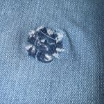 Gloria Vanderbilt  Blue Jean Shorts Embroidered Casual Photo 1