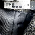 Peruvian Connection  Pencil Skirt Baby Alpaca Wool Lined Slit Pleated Brown 8 Photo 4