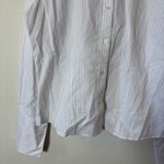 Ann Taylor Women's Button Down Long Sleeve Striped Career Office Shirt Size 4 Photo 2
