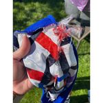 Vintage Umba for Piat 80s Office Wear Tie Neck Ribbed Cuff and Waist Blouse White Size 10 Photo 4