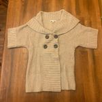 Banana Republic  sweater women’s small beige short sleeve button cardigan Photo 0