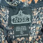 Angie  Floral Print Maxi Dress Smocked Long Sleeve Womens Bohemian Chic‎ Ruffle Photo 4