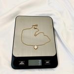 18K Solid Yellow Gold Clover Necklace | Mother of Pearl | 16” Fine Jewelry | 3g Photo 5