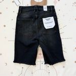 Good American  Good Bermuda Raw Hem Cutoff Denim Shorts Size 2/26 Photo 6