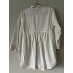 Maeve Anthropologie  Tunic Button Down Boho Patchwork Shirt Size XS Floral Photo 2