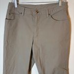 Duluth Trading Co. Khaki Cotton Blend Casual Pants Size 8x29 Tan Photo 1