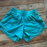 Lululemon  Women’s Hotty Hot High Rise 4” Shorts Green Teal 4 Photo 3