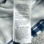 J.Crew  Longline Tank Top Blue White Gingham Sleeveless Stretchy Size M Photo 9