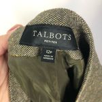 Talbots  Petite Brown Tweed Wool Straight Dress Pants 12 Photo 68