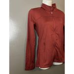 Queenieke Jacket Womens Small Red Full Zip Athletic Running Thumbholes Yoga Photo 1