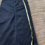 Wrangler Like new  black jean midi mom skirt Photo 9