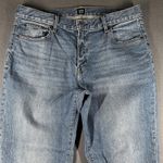 Gap  Best Girlfriend Jeans Womens 30 Blue Medium Indigo Distressed Denim Jeans Photo 3