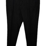 Banana Republic Pants Women Size 8 Petite Sloan Black Polka Dot Ankle Preppy Photo 0