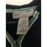 Sag Harbor Petite Women's Blue 1/4 Zip Front Pullover Hoodie Top Size Medium Photo 4