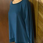 Torrid Active Plus Size 3X Lyons Blue Happy Camper Micro Fleece Sweatshirt Photo 3