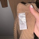 River Island London v-neck ribbed maxi sweater dress Tan Brown Size XS Photo 5