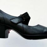 Clarks Collection Black Leather Mary Jane Heels Women’s Size 6.5 Witchy Demure Photo 1