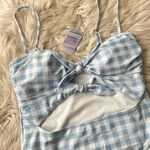 Forever 21 Gingham Bow Cutout One-Piece Swimsuit Photo 4