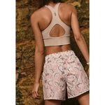 Free People  Movement Ivory Combo Printed In The Wild Baggy Shorts Size Large NWT Photo 3