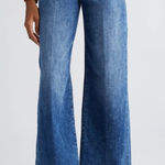 L'Agence  Alicent High Waist Wide Leg Jeans in Wilcox Blue Relaxed US 30 NWT Photo 0