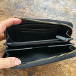 Michael Kors black leather zipper wallet Photo 4